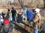 Bellport High School History Club Cleans Up Barteau Cemetery
