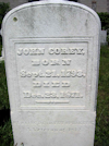 #005.Corey:  John Corey Gravestone