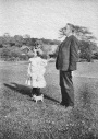 James H. Post and his daughter Elisabeth, 1903